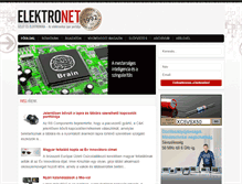 Tablet Screenshot of elektro-net.hu